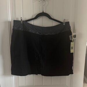 Tangerine Black and Gray Skort